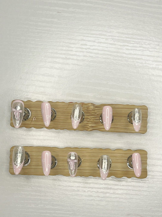 Bow Baby Press-On Nails Set 💕