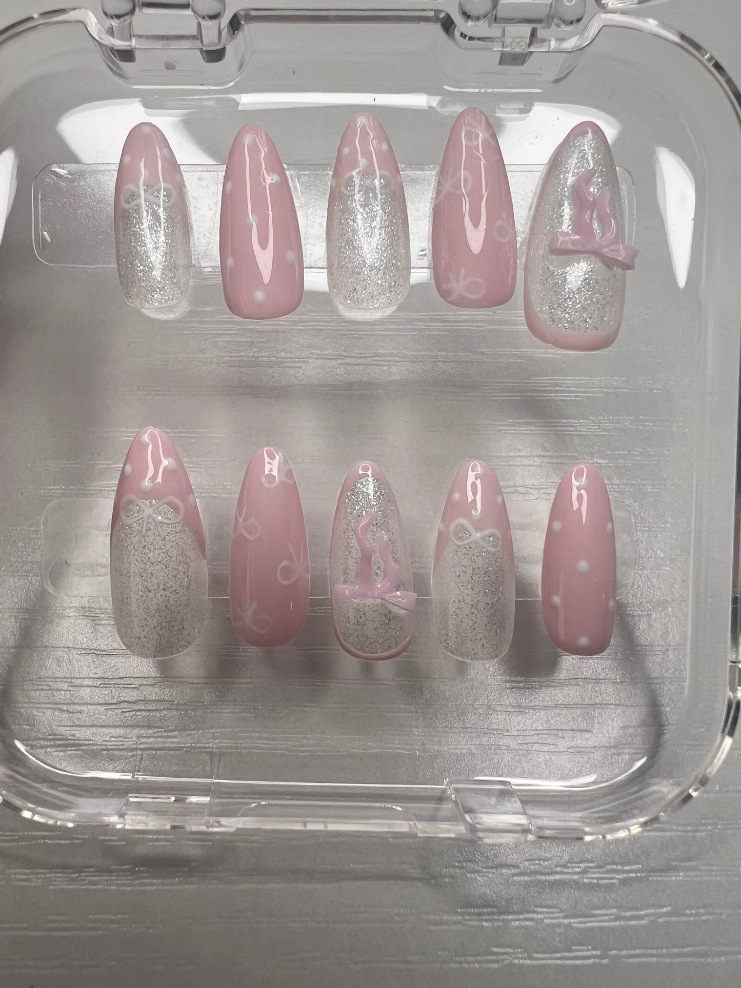 Bow Baby Press-On Nails Set 💕