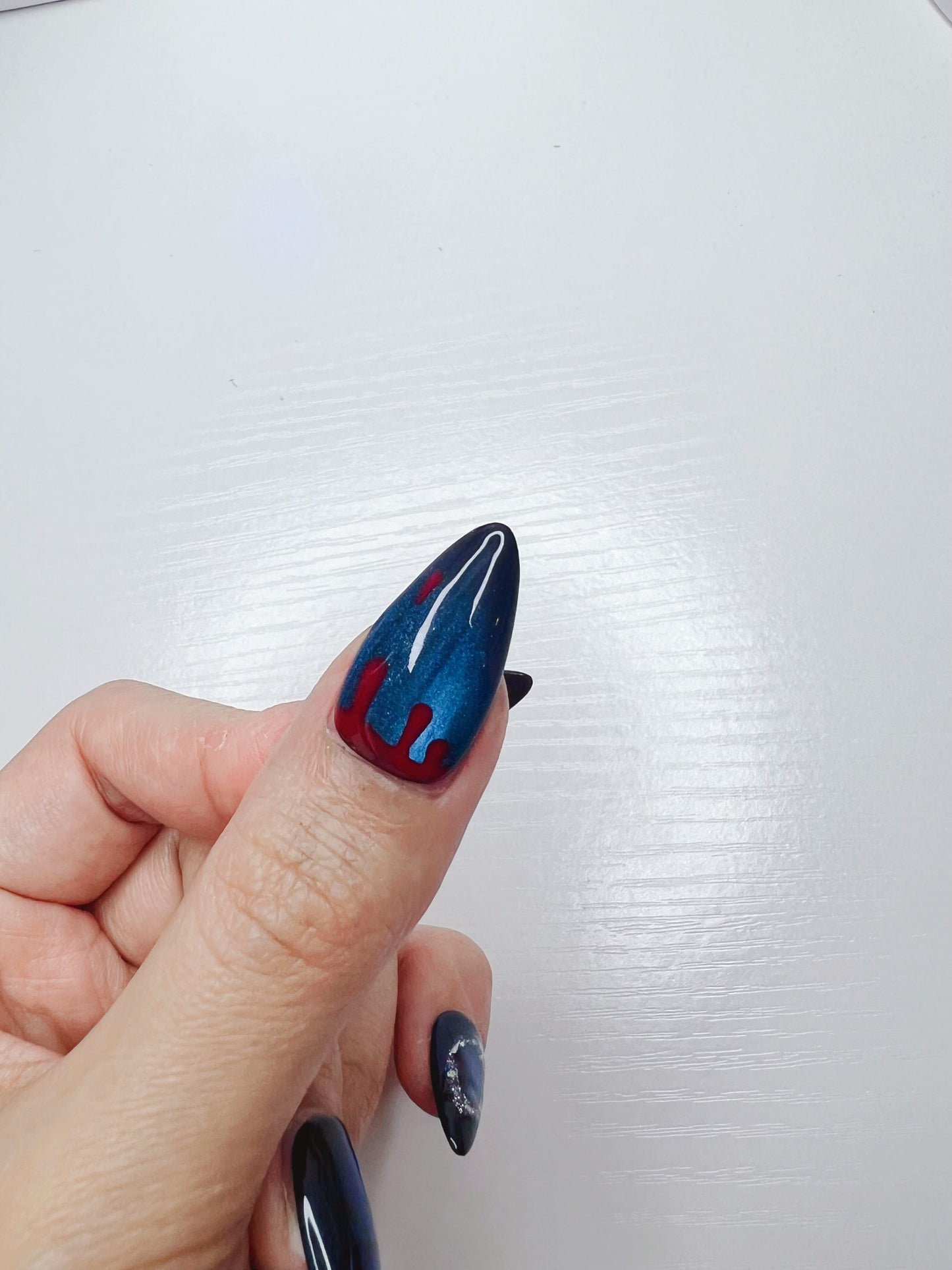 Mystic Galaxy Cat Eye Nails ✨
