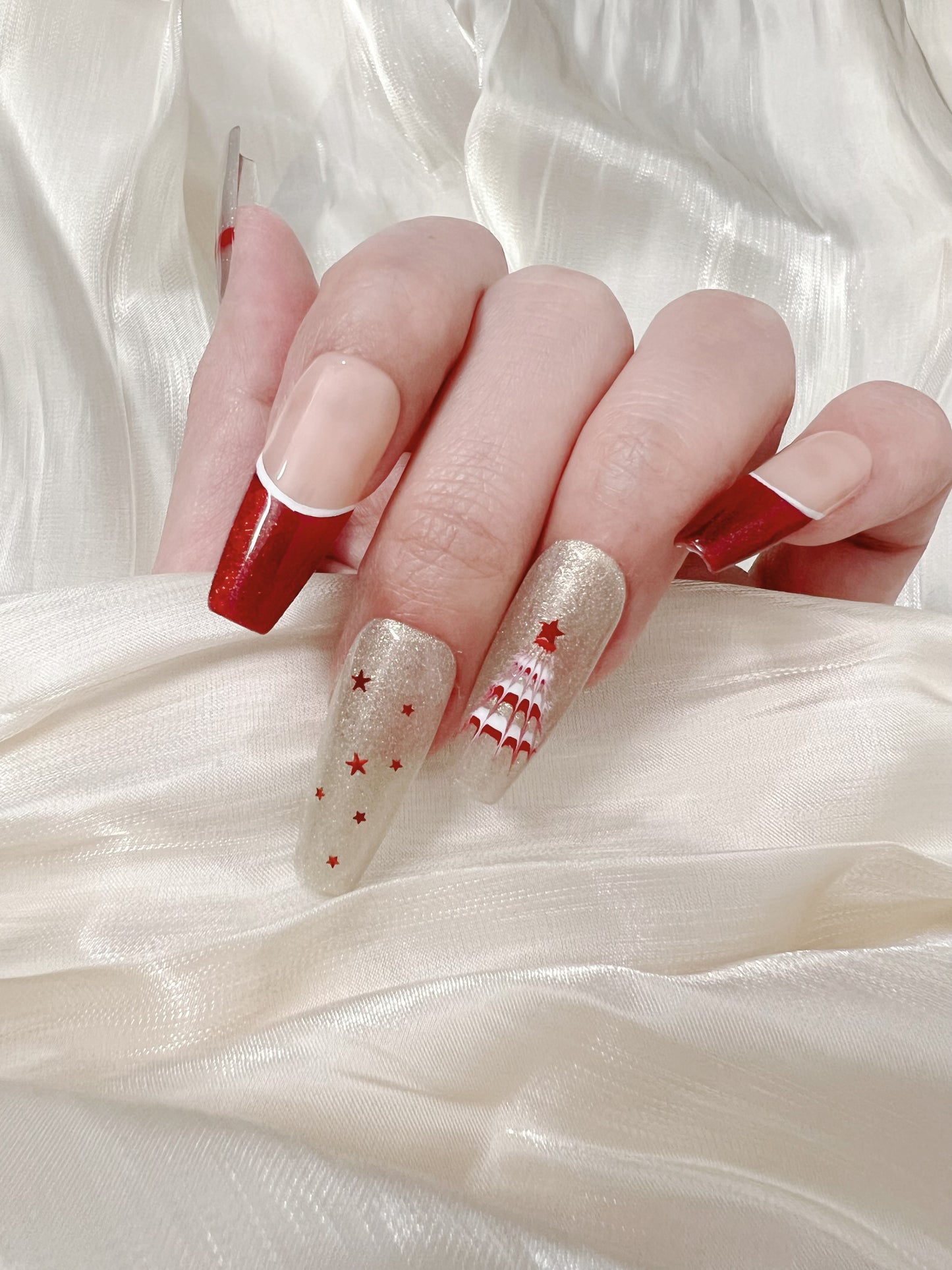 Christmas Gift Press On Nails